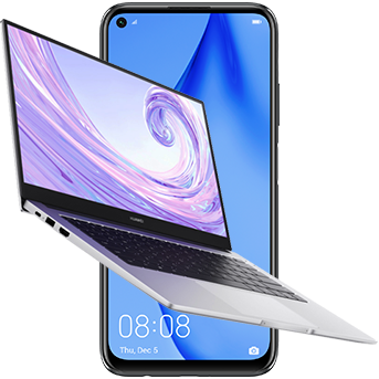 Huawei P40 lite + Matebook D14